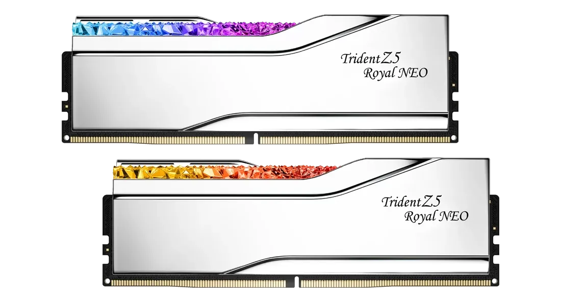 G.Skill Trident Z5 Royal Neo 96GB 銀色皇家戟套裝(2x48GB) D5