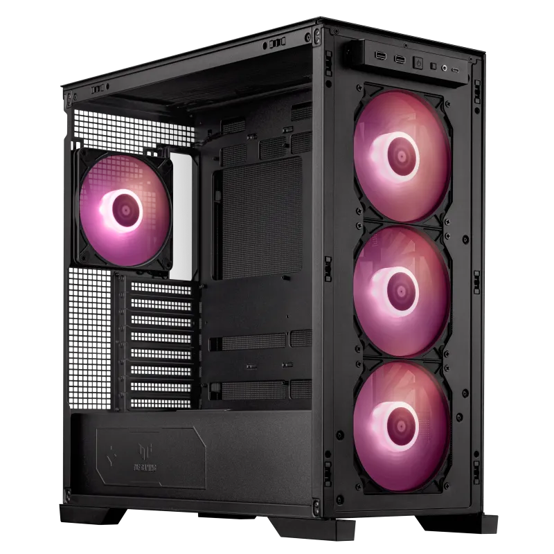 ASUS 華碩 TUF Gaming GT302 ARGB ATX Case (黑色/Black)(BTF)(支援背插式主機板)