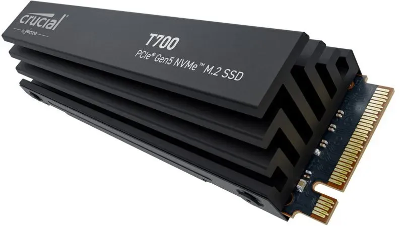 Crucial T700 1TB Gen 5.0x4 M.2 SSD (散熱片)(R:11700MB/s/W:9500MB/s)(固態硬碟)(CT1000T700SSD5)