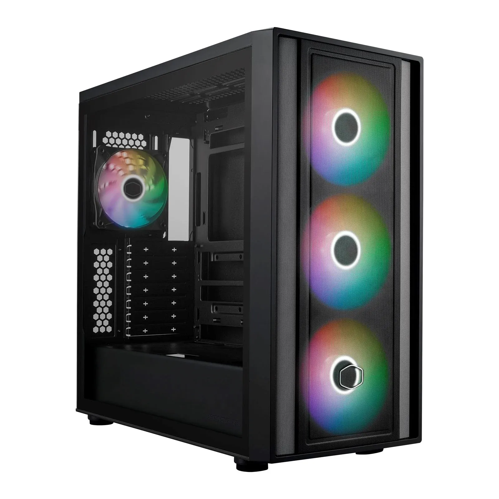 Cooler Master 酷碼 MASTERBOX 600 ATX Case (黑色/Black)(BTF)(支援背插式主機板)(MB600-KGNN-S00)