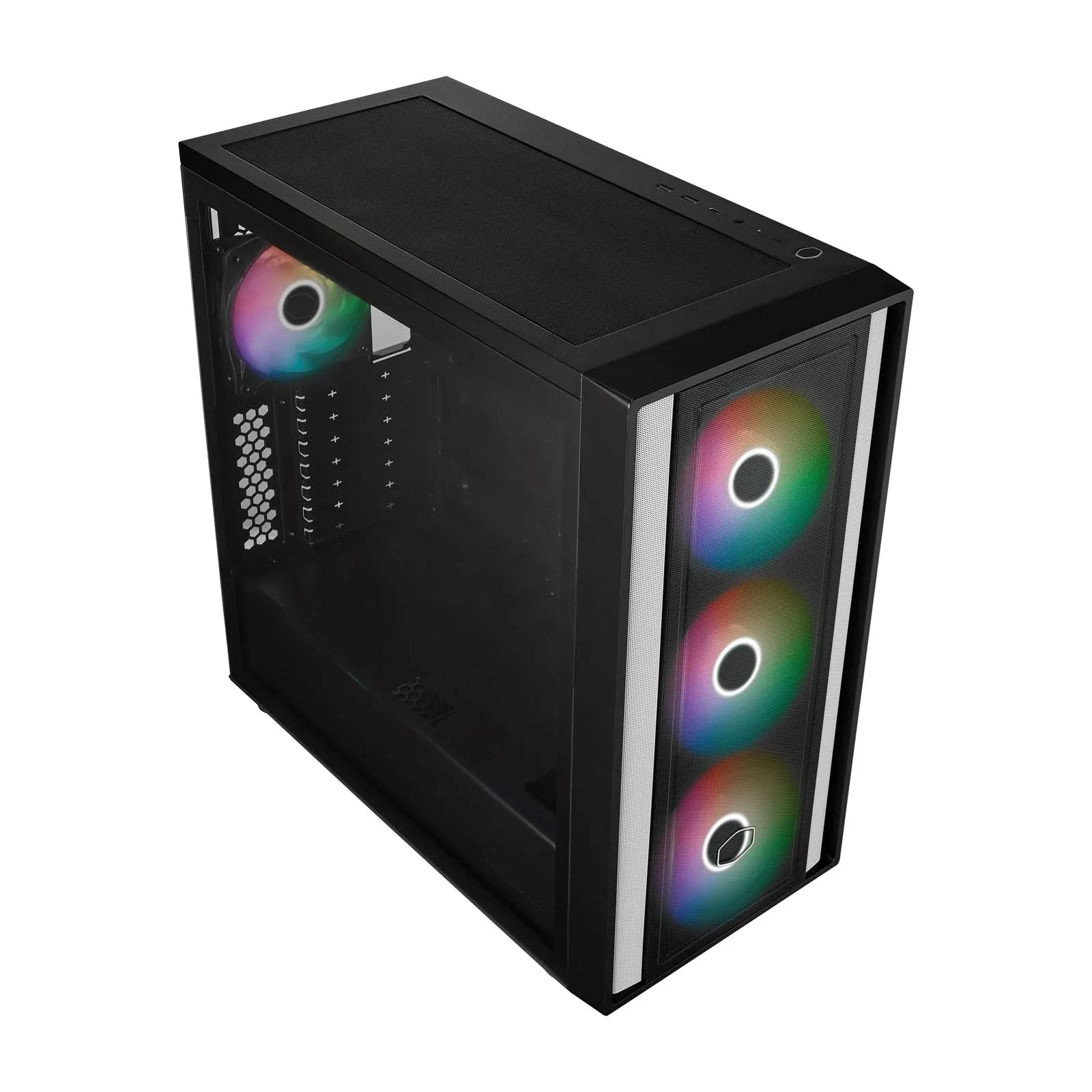Cooler Master 酷碼 MASTERBOX 600 ATX Case (黑色/Black)(BTF)(支援背插式主機板)(MB600-KGNN-S00)