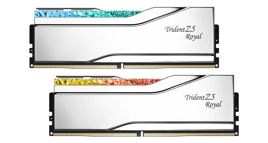 G.Skill Trident Z5 Royal Neo RGB 32GB 銀色皇家戟套裝(2x16GB) D5