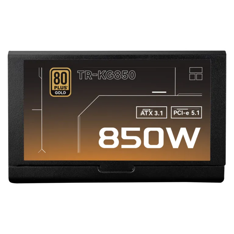 Thermalright 利民850W/KG-850-BK ATX 3.1 金牌全模組黑色火牛,5
