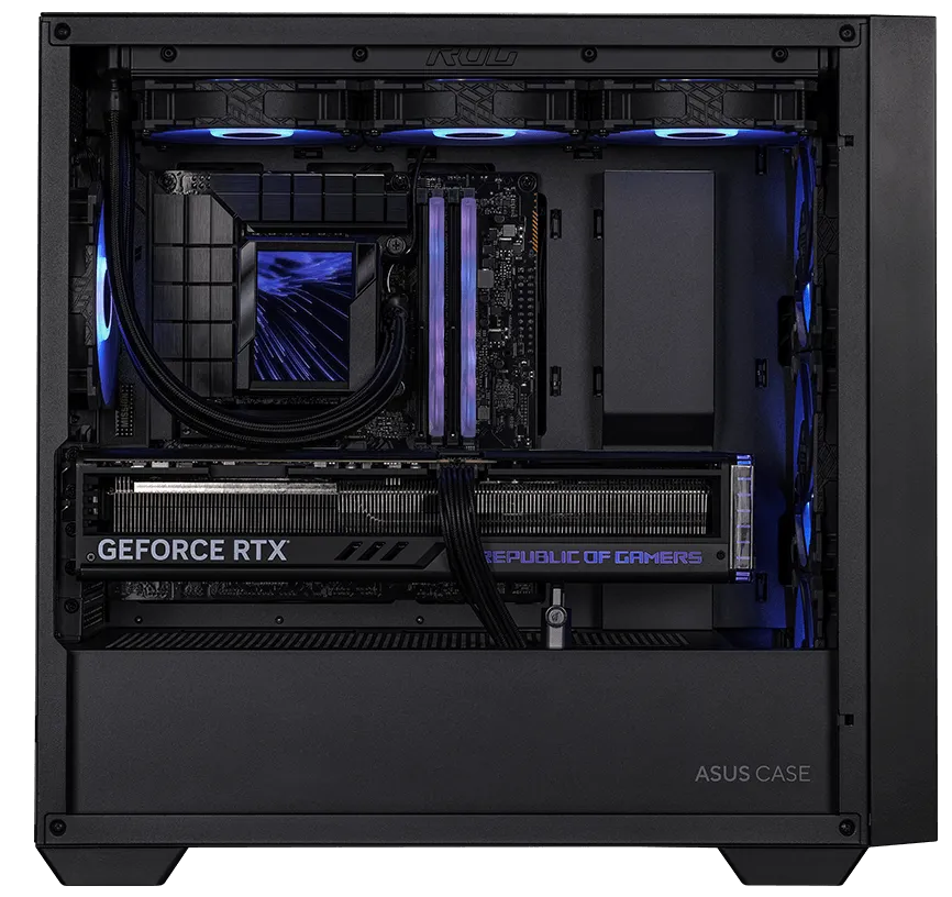 ASUS 華碩 Prime A21 Micro-ATX Case (黑色/Black)(BTF)(支援背插式主機板)