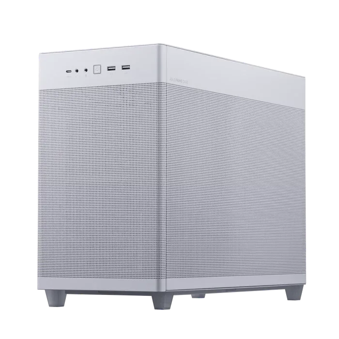 ASUS 華碩 Prime AP201 Tempered Glass Micro-ATX Case (玻璃版)(白色/White)(AAP201V)