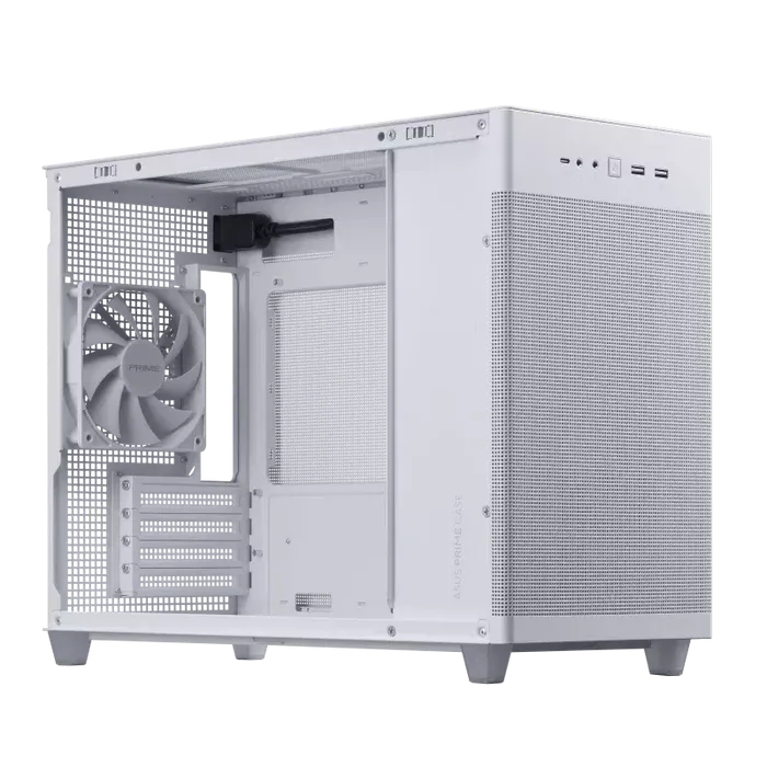 ASUS 華碩 Prime AP201 Mesh Micro-ATX Case (網版)(白色/White)(AP201-MESH-W)