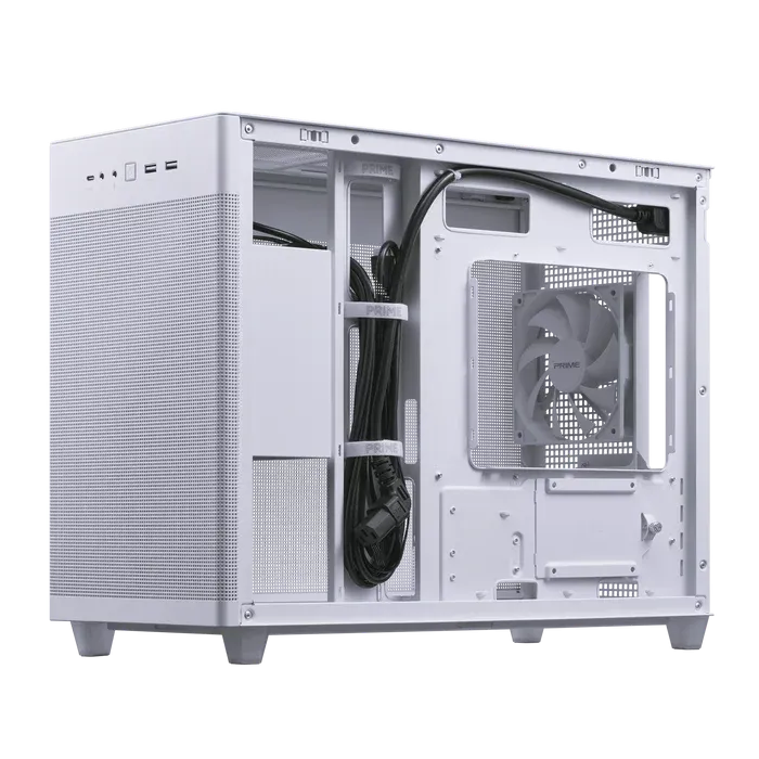 ASUS 華碩 Prime AP201 Mesh Micro-ATX Case (網版)(白色/White)(AP201-MESH-W)