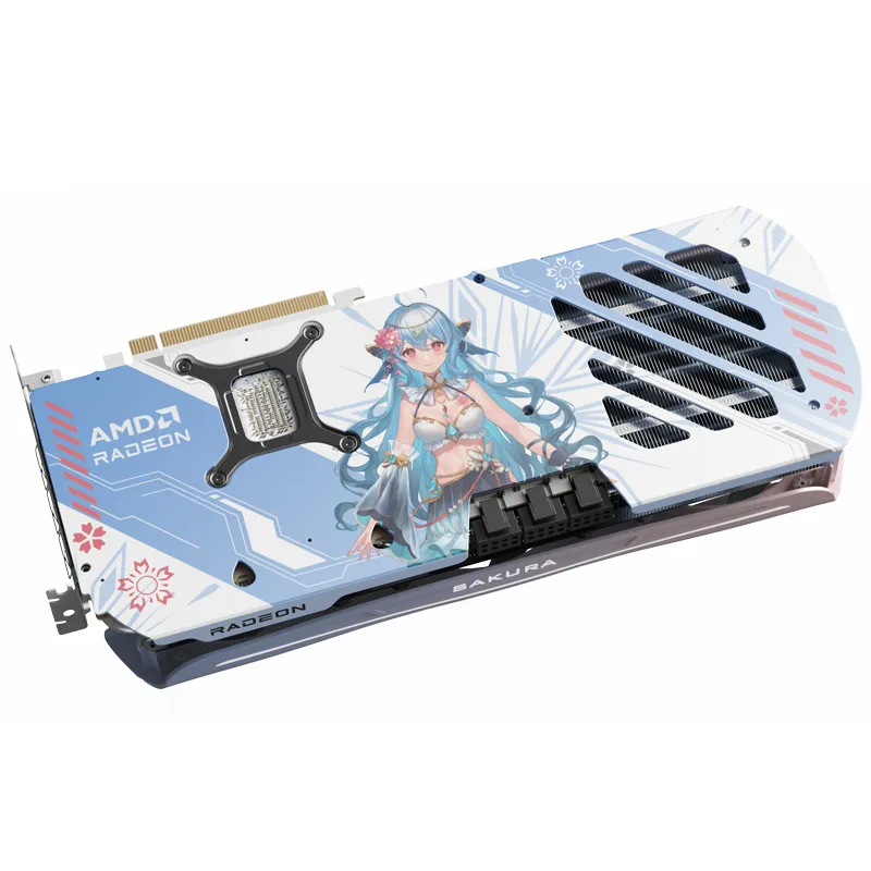 YESTON 盈通AMD Radeon RX 9070XT SAKURA ATLANTIS OC 超頻版16GB