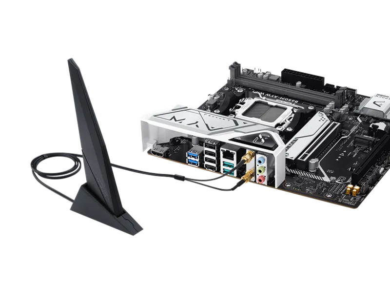 Asus 華碩 B650M-AYW WiFi Micro-ATX 主機板 (DDR5/Wi-Fi/藍牙/AM5)