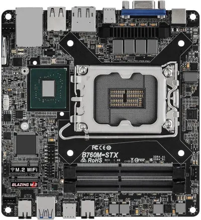 ASRock 華擎 DeskMini B760 WiFi 6 Barebone PC 準系統 (白色)(需要選配(CPU/RAM/OS)