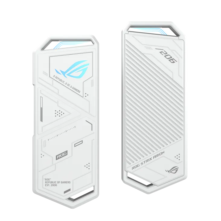 ASUS 華碩 ROG Strix Arion M.2 NVMe SSD USB3.2Gen2x1 外接盒 (白色)(ESD-S1C-WH)