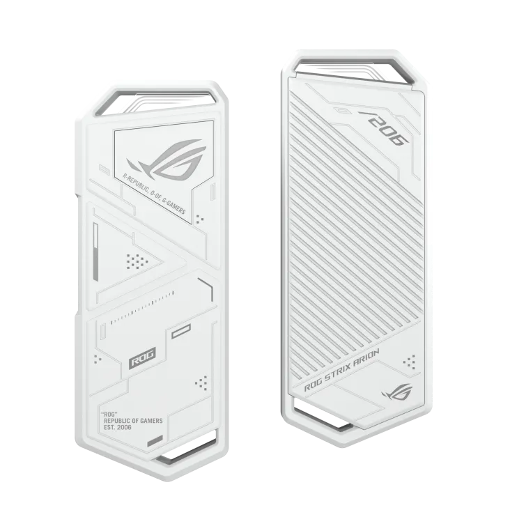 ASUS 華碩 ROG Strix Arion M.2 NVMe SSD USB3.2Gen2x1 外接盒 (白色)(ESD-S1C-WH)