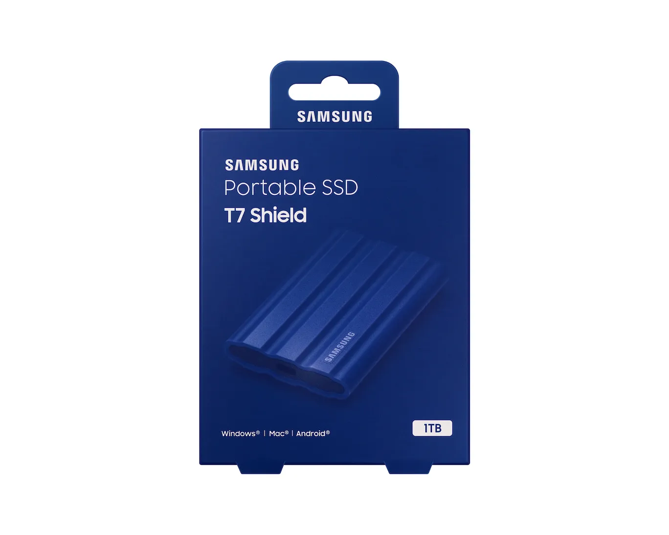 Samsung 三星 T7 Shield 1TB USB3.2 行動固態硬碟SSD (藍色)(MU-PE1T0R)