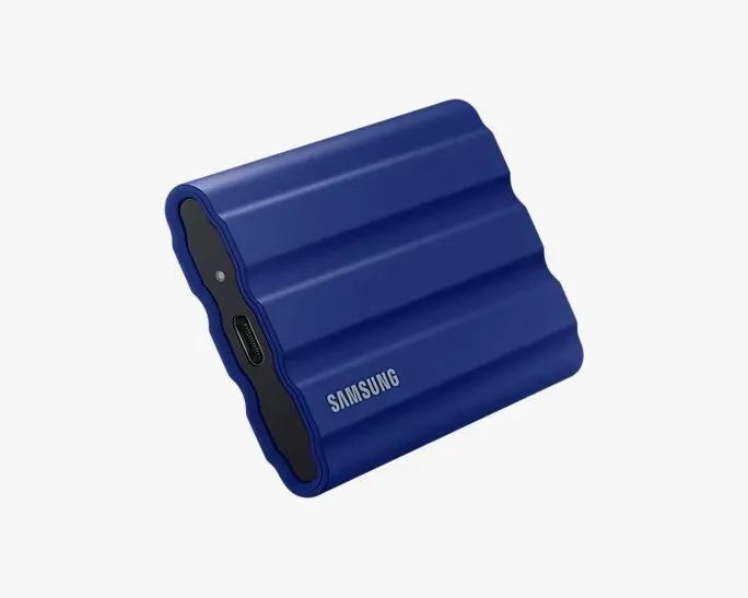 Samsung 三星 T7 Shield 2TB USB3.2 行動固態硬碟SSD (藍色)(MU-PE2T0R)