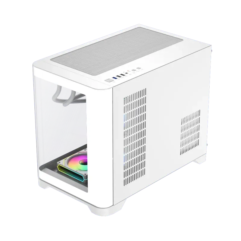 GAMEMAX HYPE-M WH Micro-ATX Case (白色/White)(附送3把 PWM ARGB 風扇)