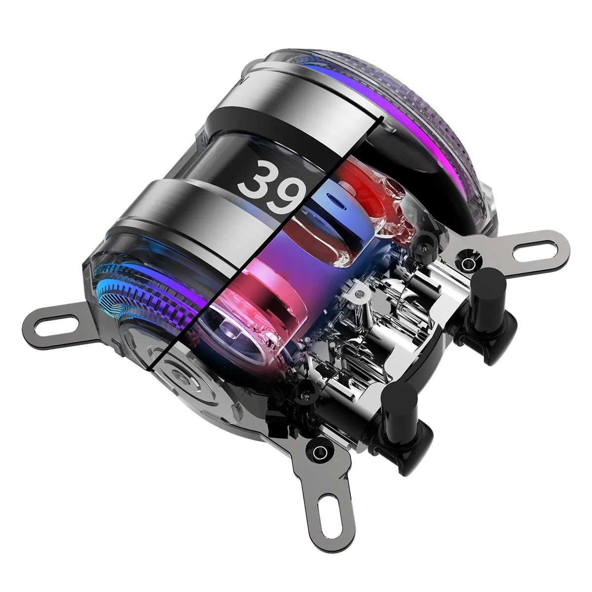 ALSEYE Infinity i360W ARGB 白色水冷散熱器 (AIO)