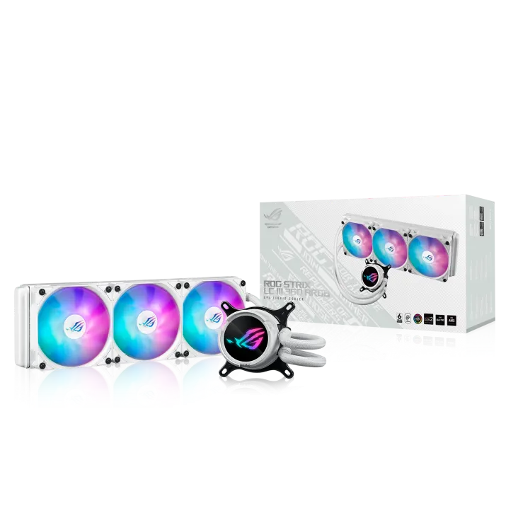 ASUS 華碩 ROG STRIX LC III 360 ARGB 白色水冷散熱器 (AIO)(Asetek Gen7 v2)(TH-ASL336W)