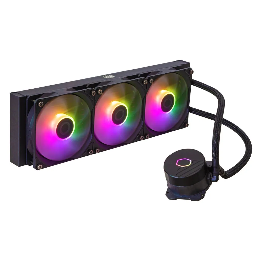 Cooler Master 酷碼 MasterLiquid 360L Core ARGB 黑色水冷散熱器 (AIO)(MLW-D36M-A18PZ-R1)