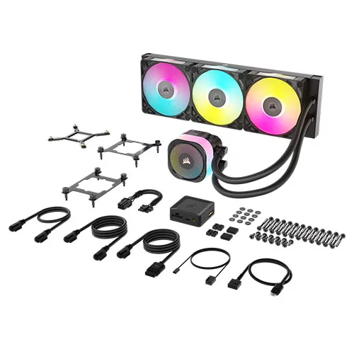 Corsair 海盜船 iCUE LINK TITAN 360 RX RGB 黑色水冷散熱器(AIO)(CW-9061018-WW)