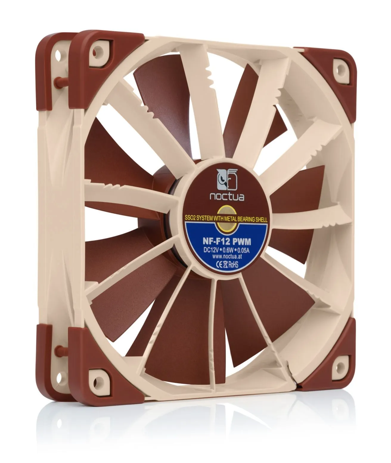 Noctua 貓頭鷹 NF-F12 PWM 12cm Fan (4716123314660)