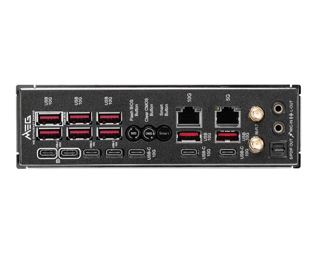 MSI 微星 MEG MSI MEG X870E GODLIKE EATX 主機板 (DDR5/Wi-Fi/藍牙/AM5)