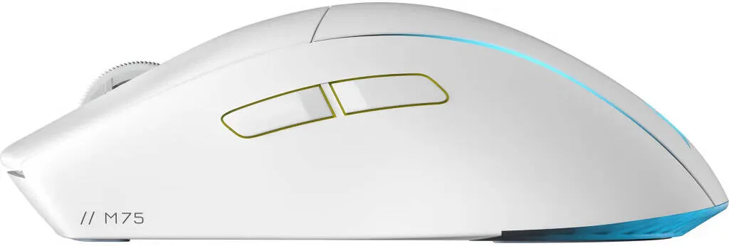 Corsair 海盜船 M75 Wireless Lightweight RGB 輕量無線遊戲滑鼠 (89克)(白色)(CH-931D011-AP)