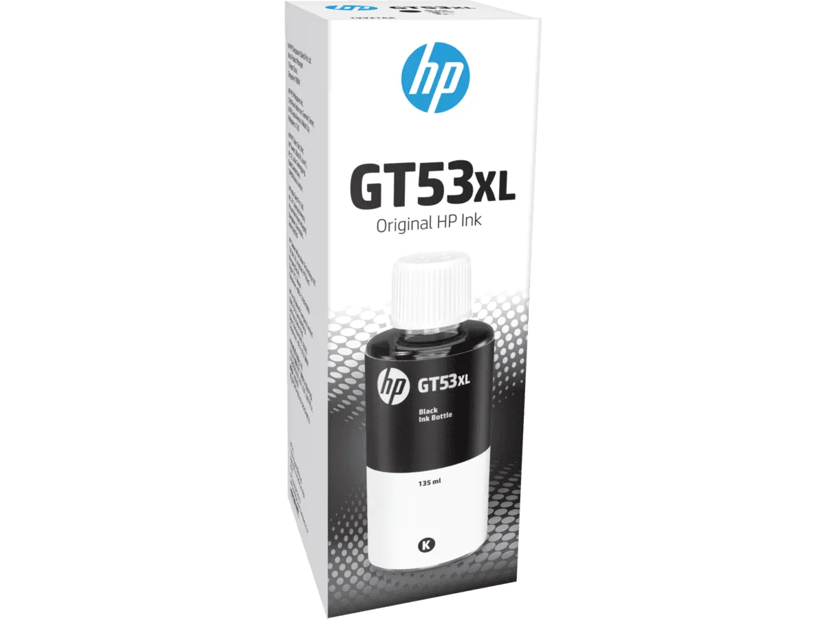 HP 惠普 GT53XL 135 毫升黑色原廠墨水瓶 (1VV21AA)