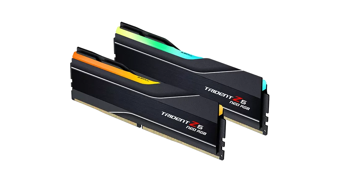 G.Skill Trident Z5 Neo RGB 64GB 黑色套裝 (2x32GB) D5-6000C32 (F5-6000J3238G32GX2-TZ5NR)(AMD EXPO)