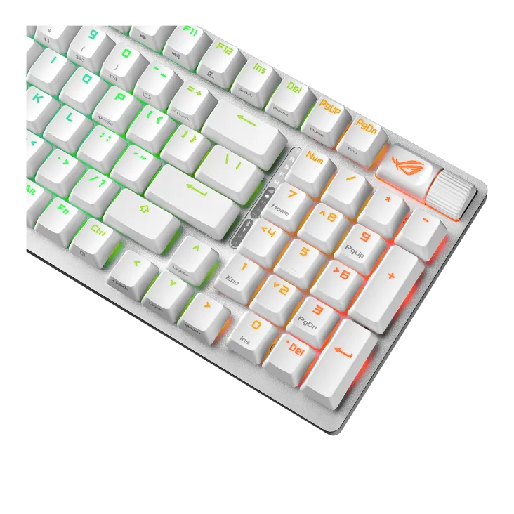 ASUS 華碩 ROG Strix Scope II 96 Wireless NX Snow軸機械式鍵盤 (白色)(雪軸)(90MP037A-BKUA10)
