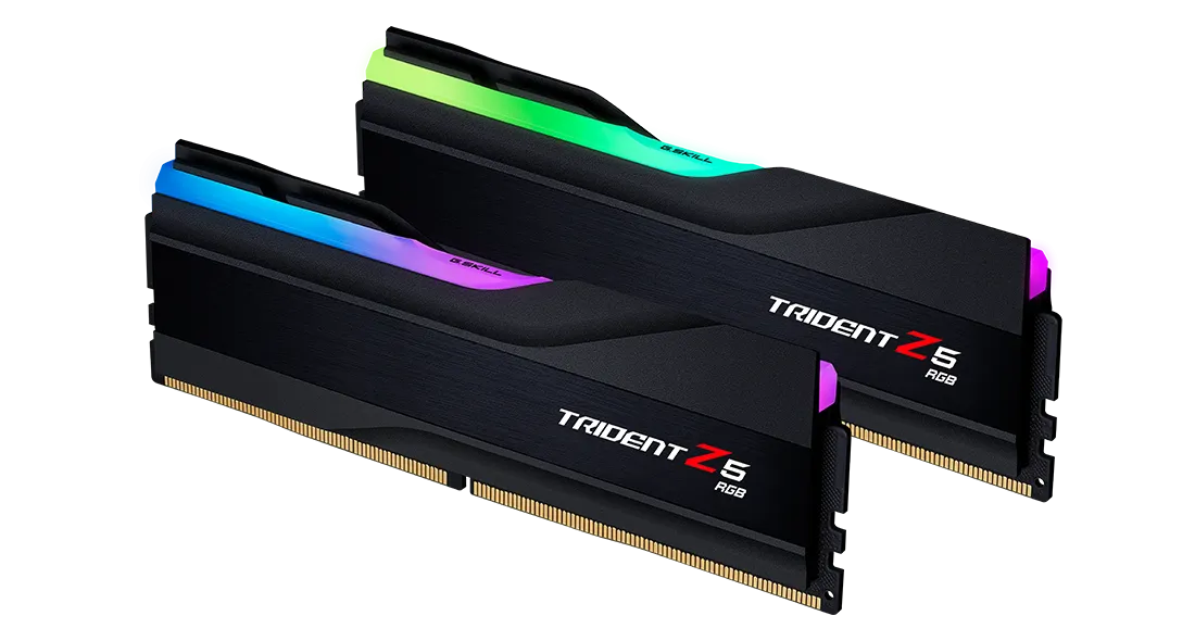 G.Skill Trident Z5 RGB 32GB 黑色套裝 (2x16GB) D5-5600C36 (F5-5600J3636C16GX2-TZ5RK)(Intel XMP)