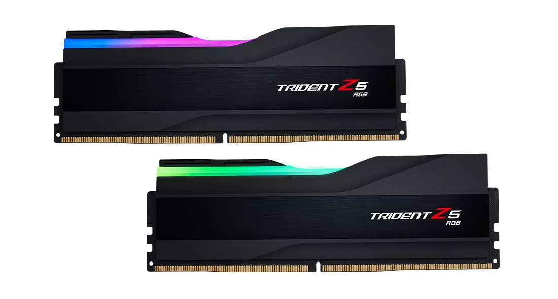 G.Skill Trident Z5 RGB 32GB 黑色套裝 (2x16GB) D5-5600C36 (F5-5600J3636C16GX2-TZ5RK)(Intel XMP)