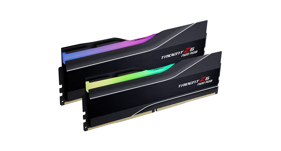 G.Skill Trident Z5 Neo RGB 96GB 黑色套裝 (2x48GB) D5-5600C40 (F5-5600J4040D48GX2-TZ5NR)(AMD EXPO)