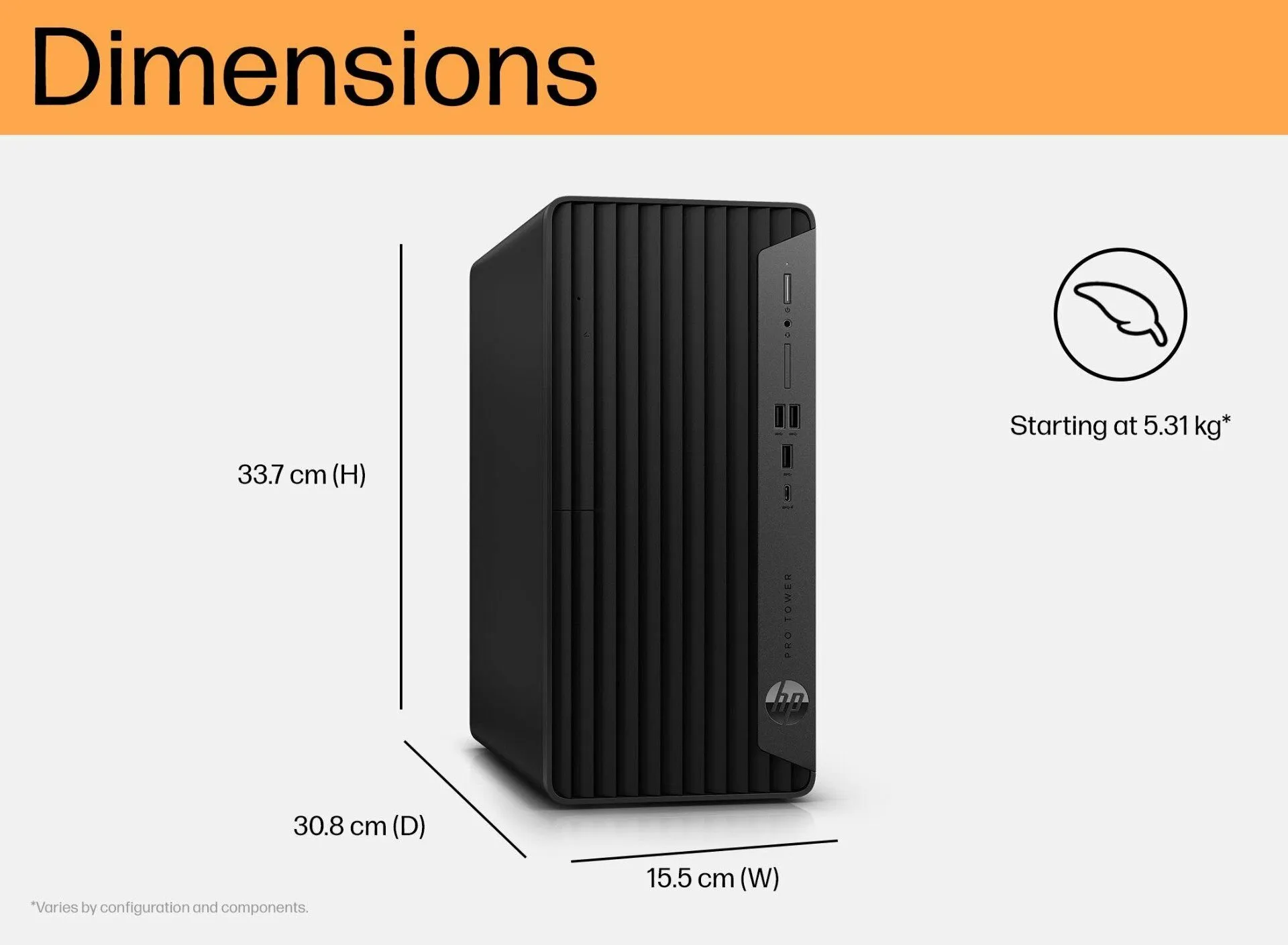 HP 惠普 Pro Tower 400 G9 i5 直立式商用桌面電腦 (i5-14500/16GB/512GB/Intel/Win11Pro)(A19Z2PA#AB5)