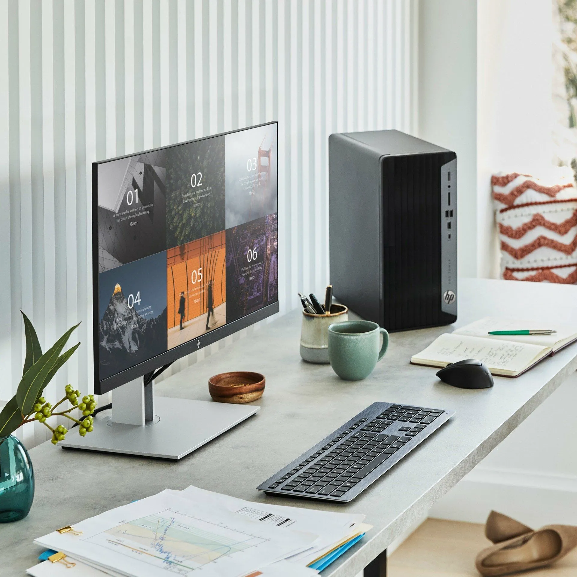 HP 惠普 Pro Tower 400 G9 i7 直立式商用桌面電腦 (i7-14700/32GB/2TB/Intel/Win11Pro)(A19Z4PA#AB5)