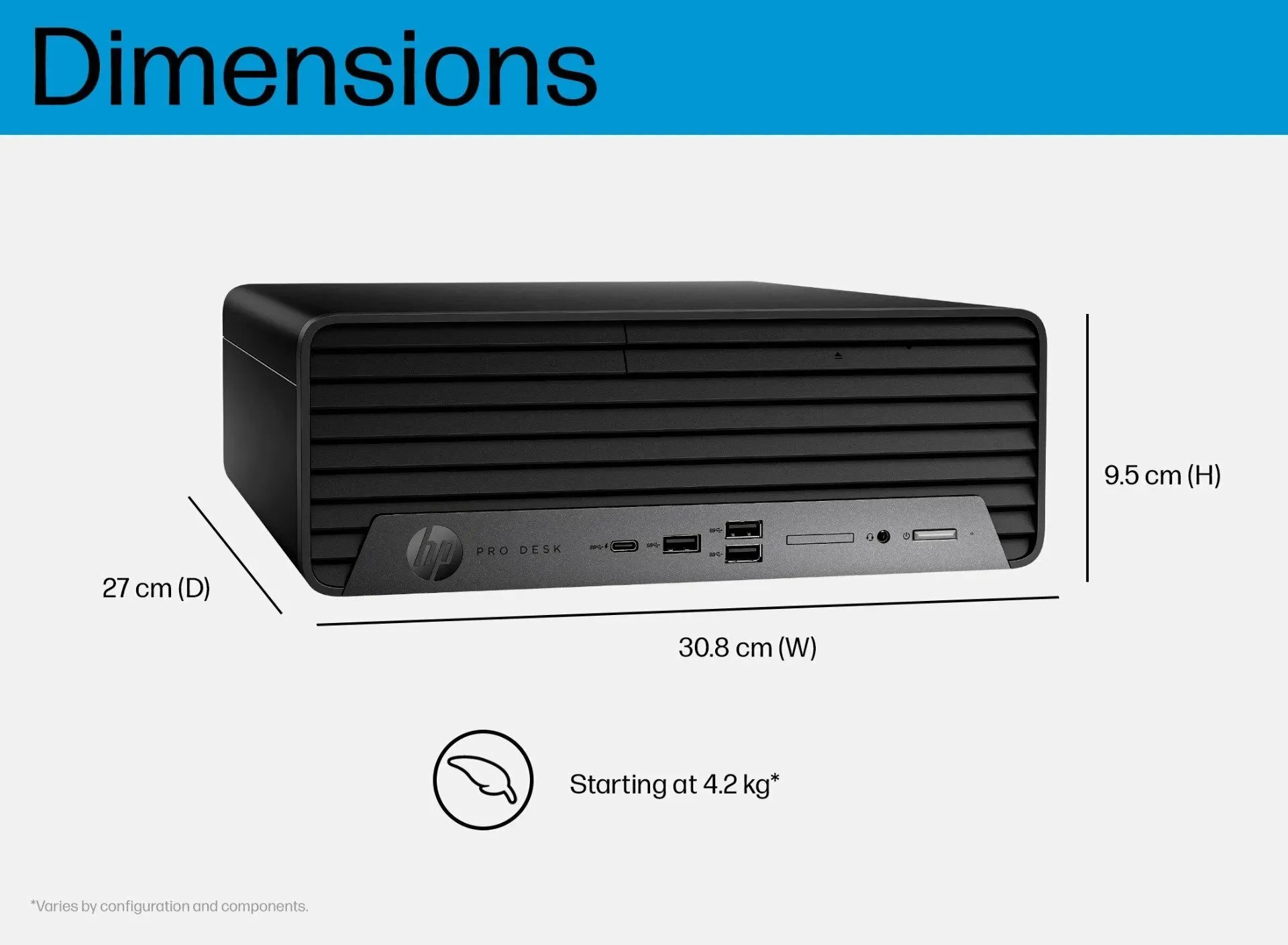 HP 惠普 Pro SFF 400 G9 商用桌上型電腦 (i7-14700/16GB/1TB/Intel/Win11Pro)(A1LG3PA#AB5)