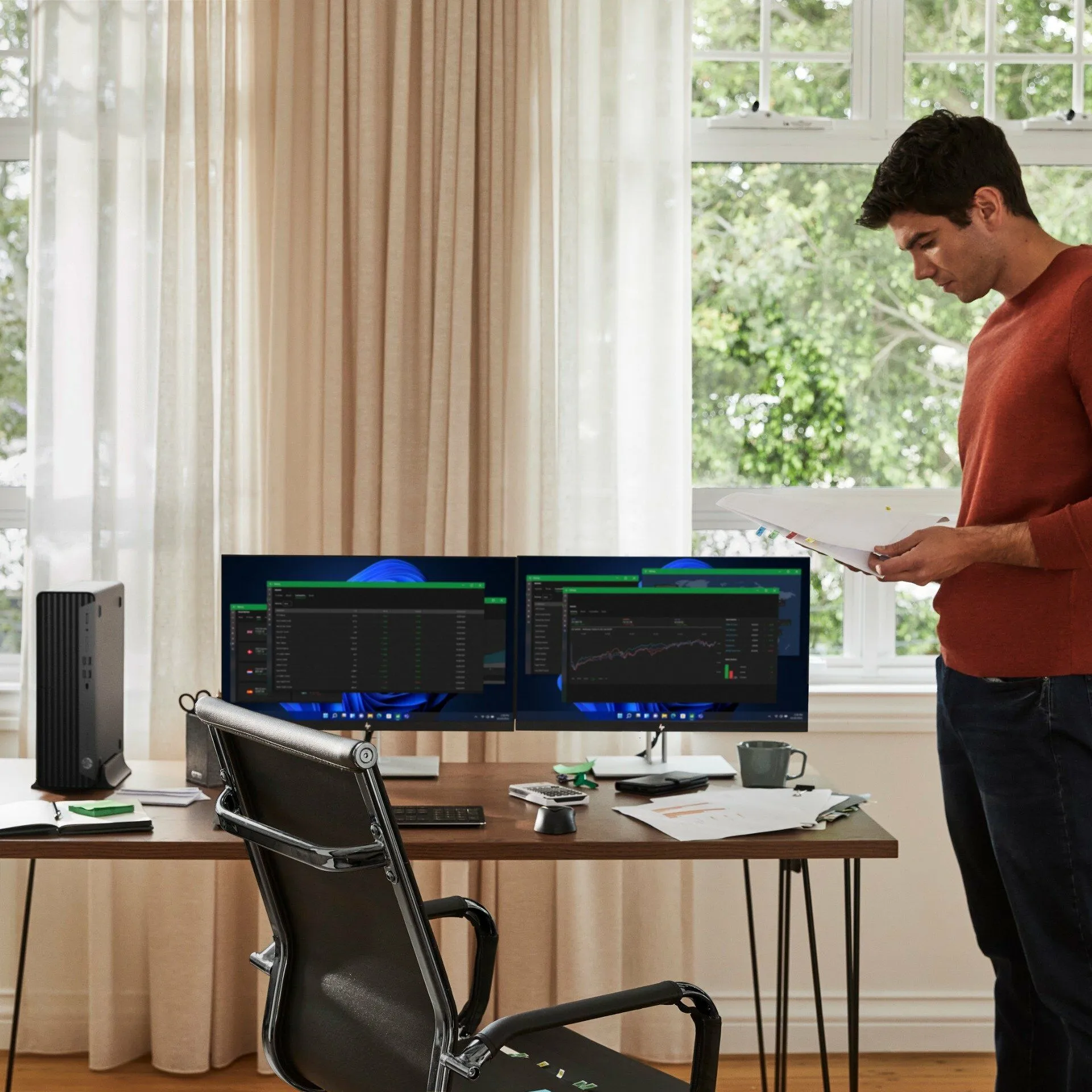 HP 惠普 Elite SFF 800 G9 商用桌上型電腦 (i7-14700/16GB/1TB/Intel/Win11Pro)(A1VS2PA#AB5)