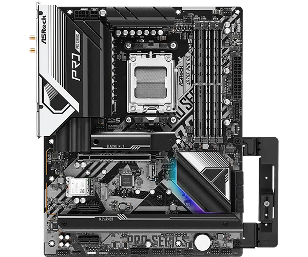 ASRock 華擎 X670E Pro RS ATX 主機板 (DDR5/AM5)