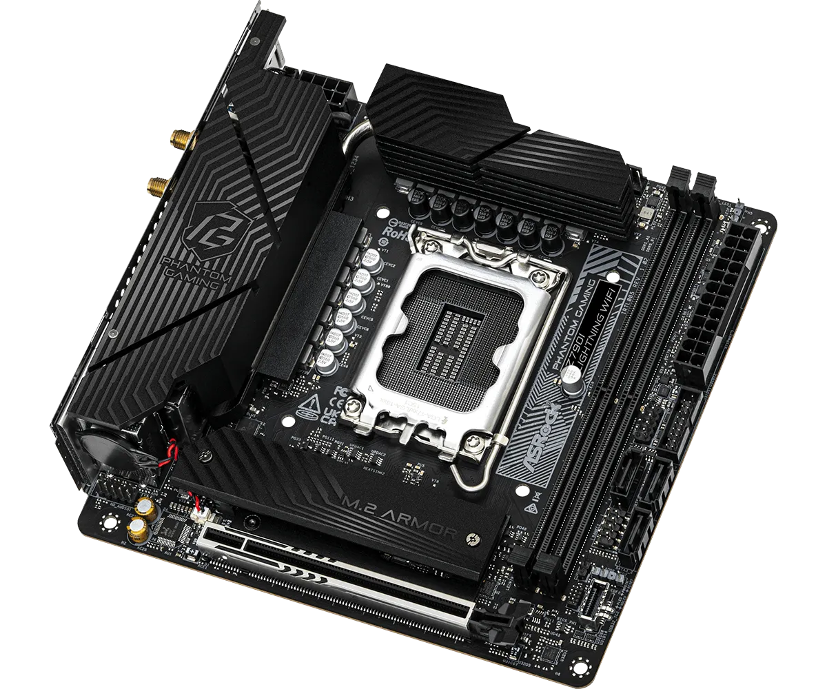 ASRock 華擎 Z790I Lightning WiFi ITX 主機板 (DDR5/Wi-Fi/藍牙/LGA 1700)