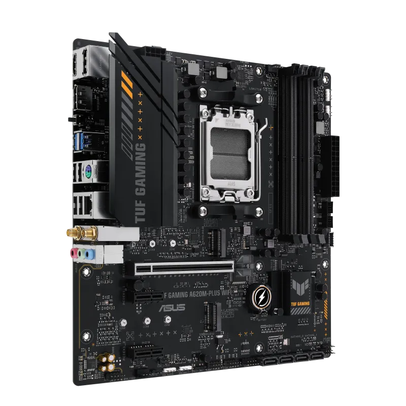 Asus 華碩 TUF GAMING A620M-PLUS WiFi Micro-ATX 主機板 (DDR5/Wi-Fi/藍牙)