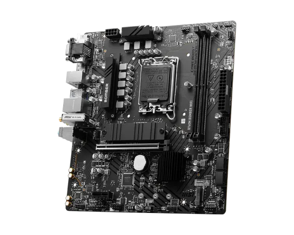 MSI 微星 B760M BOMBER WiFi Micro-ATX 主機板 (DDR5/Wi-Fi/藍牙/LGA 1700)