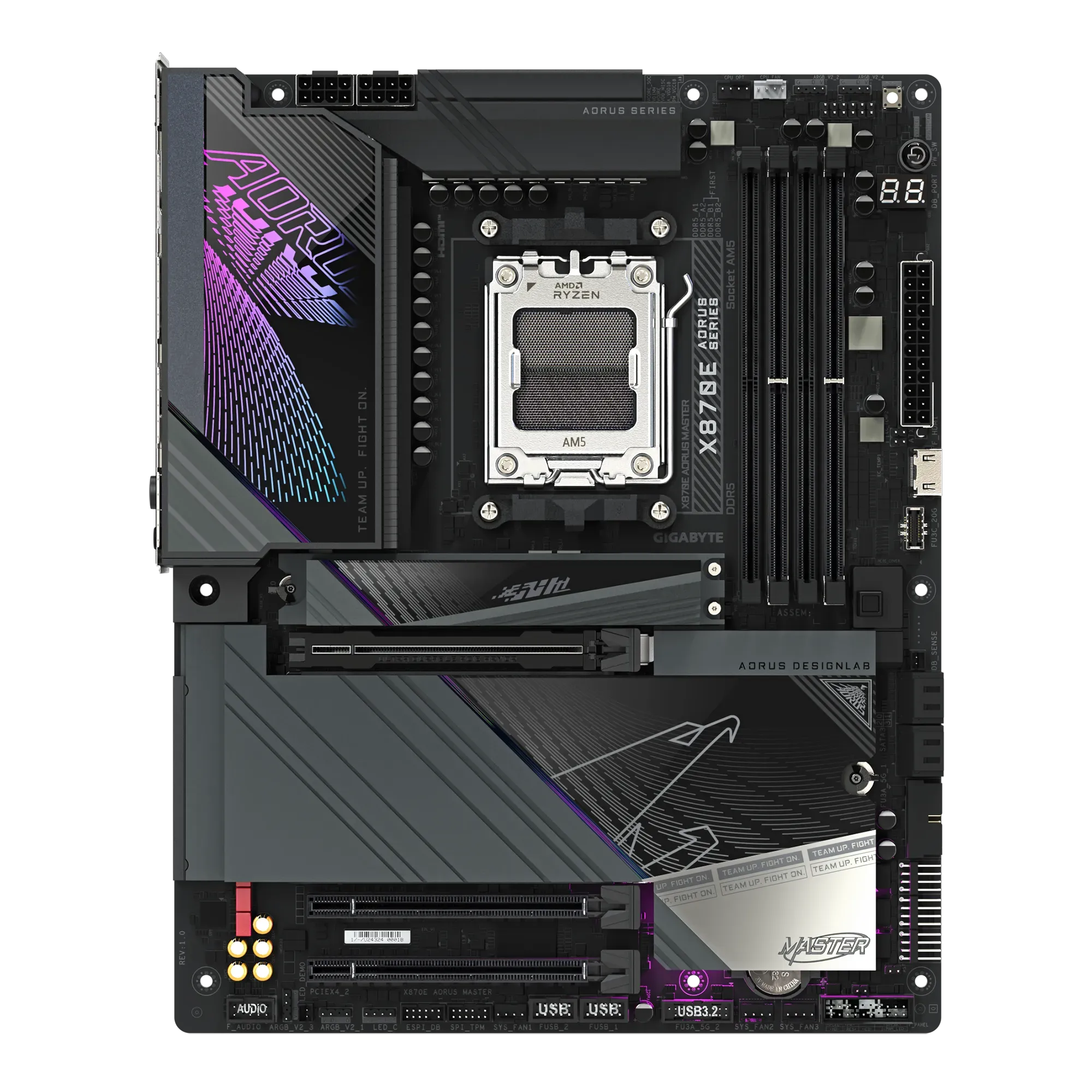 Gigabyte 技嘉 X870E AORUS MASTER ATX 主機板 (DDR5/Wi-Fi 7/藍牙/AM5)