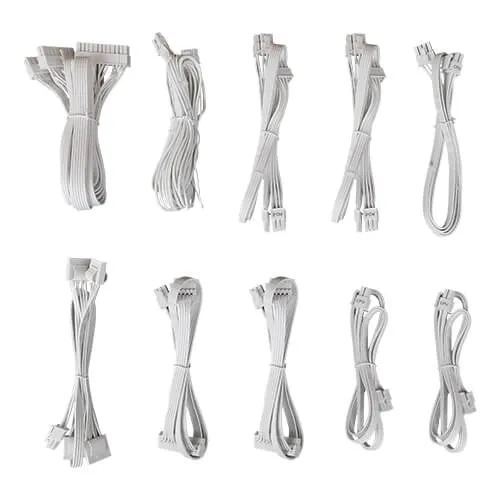 Antec 安鈦克 GSK850 White 850W 金牌全模組火牛 ATX 3.1 80+ Gold 全白扁線,7年保