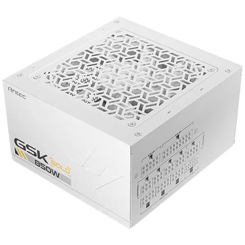 Antec 安鈦克 GSK850 White 850W 金牌全模組火牛 ATX 3.1 80+ Gold 全白扁線,7年保