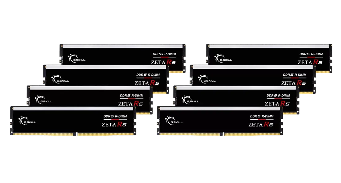 G.Skill Zeta R5 128GB 黑色套裝 (8X16GB) ECC D5-6000C32 (F5-6400R3239G16GE8-ZR5K)(Pre-Order 預購產品)