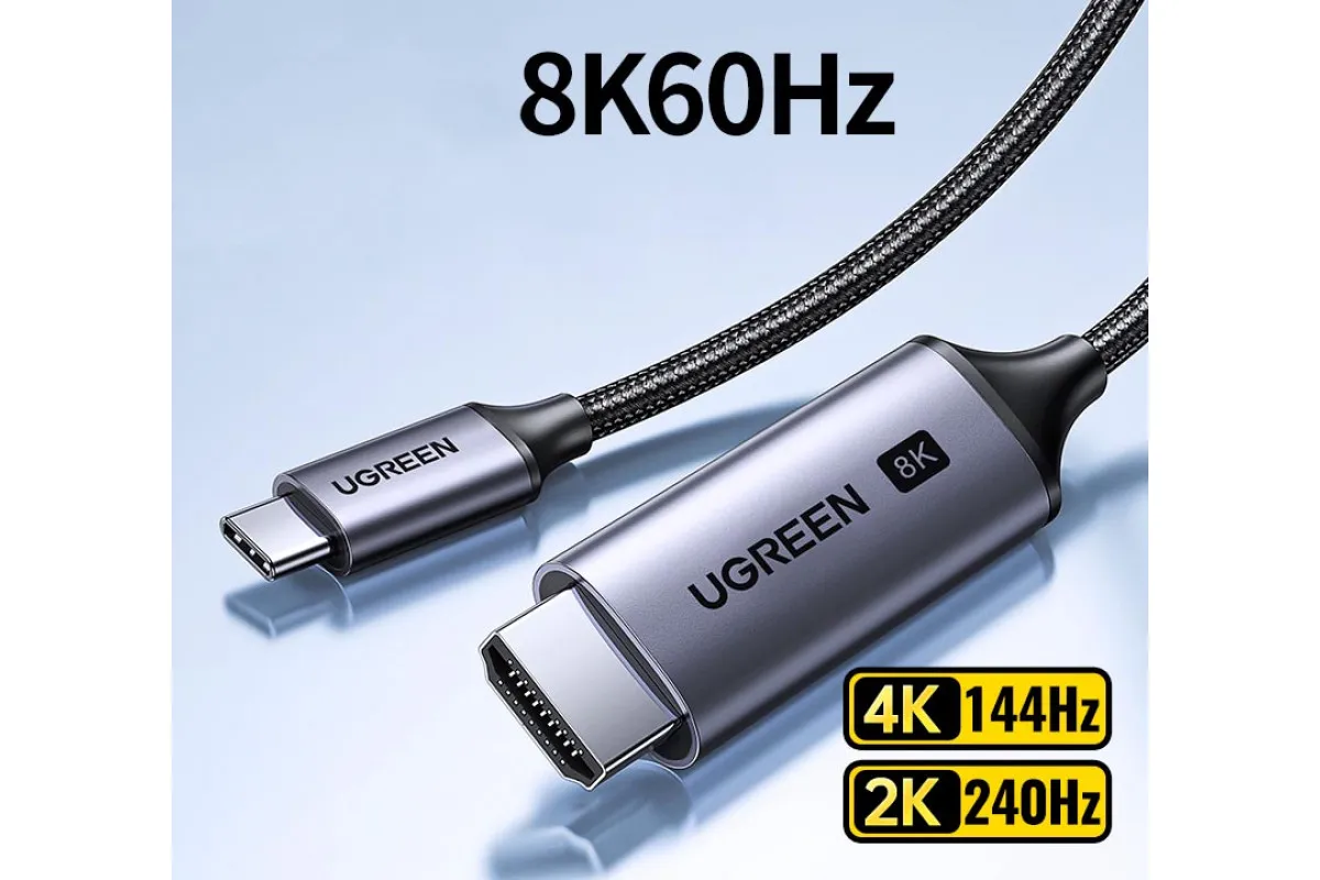 Ugreen 綠聯 8K Type C To HDMI Cable 1.5M (CM565-90451)