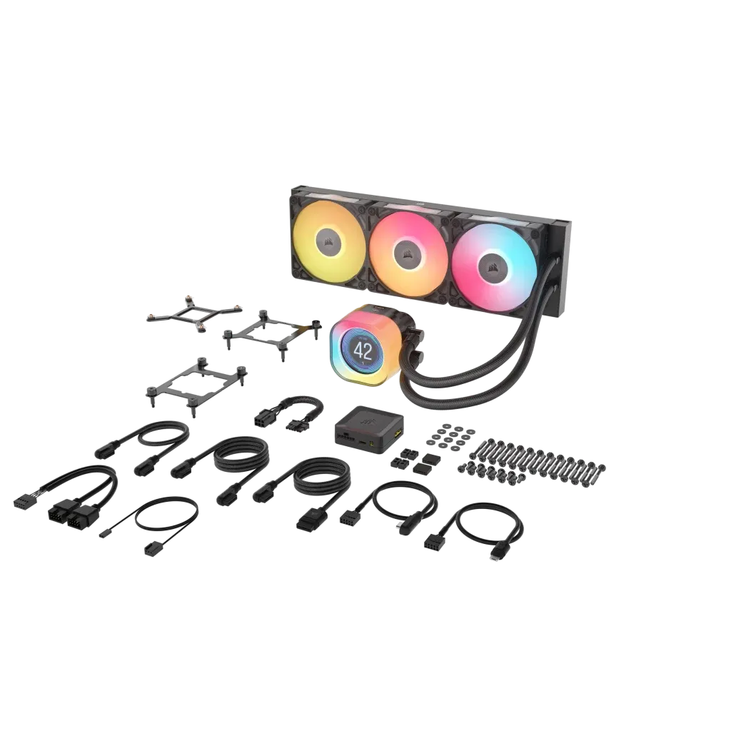 Corsair 海盜船 iCUE LINK TITAN 360 RX LCD 黑色水冷散熱器(AIO)(CW-9061023-WW)(最新產品)