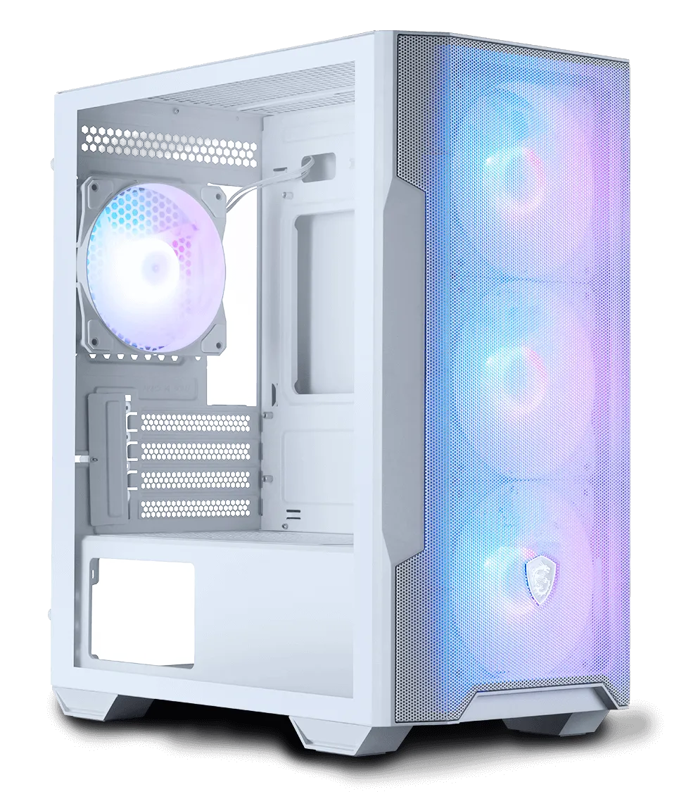 MSI 微星 MAG FORGE M100R Micro-ATX Case (白色/White)(CA-MAFM10W)