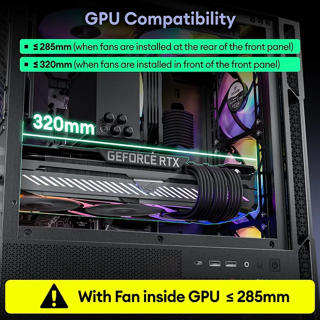 Okinos Cypress 3 ARGB Micro-ATX Case (附送4把ARGB風扇)