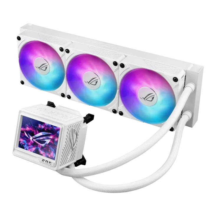 ASUS 華碩 ROG Ryujin III 360 ARGB Extreme 龍神III極致版 3.5吋LCD螢幕 白色水冷散熱器 (AIO)(TH-ARJ336V)(90R0132-M0UAY0)