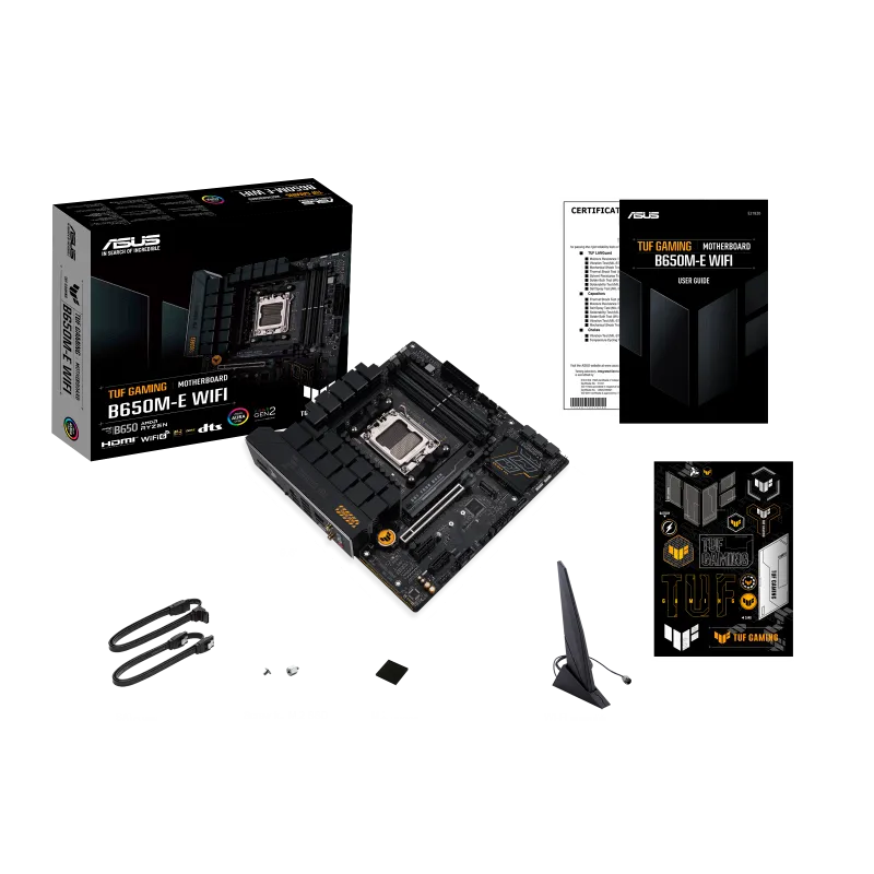 Asus 華碩 TUF GAMING B650M-E WiFi Micro-ATX 主機板 (DDR5/Wi-Fi/藍牙/AM5)